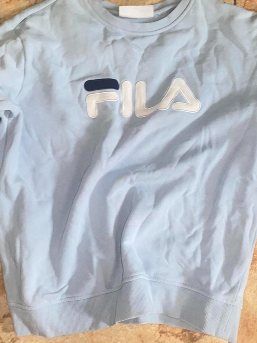 Fila blue sweatshirt Size L #sweatshirt #athleisure